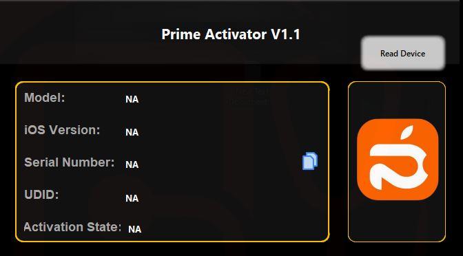 Prime Activator A12  Premium Bypass Tool - No Signal (iPhone XR to 17 Pro Max - iPad A12 To M4) Windows Tool